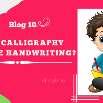 Does Calligraphy improve handwriting