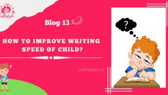 How to improve writing speed of child