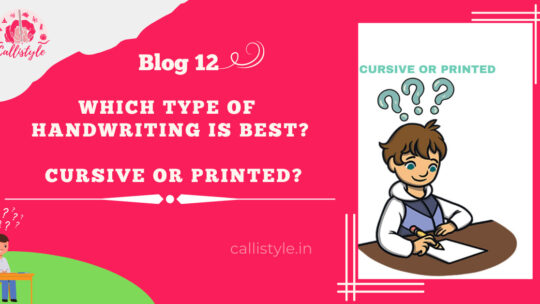 Which type of handwriting is best cursive or normal