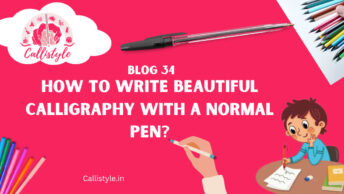 How to Write Beautiful Calligraphy with a Normal Pen