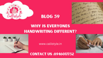 handwriting is different?