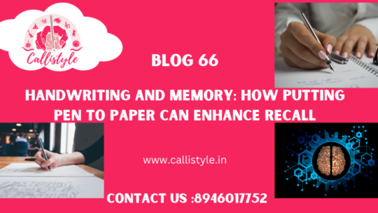 HOW PUTTING PEN TO PAPER CAN ENHANCE RECALL