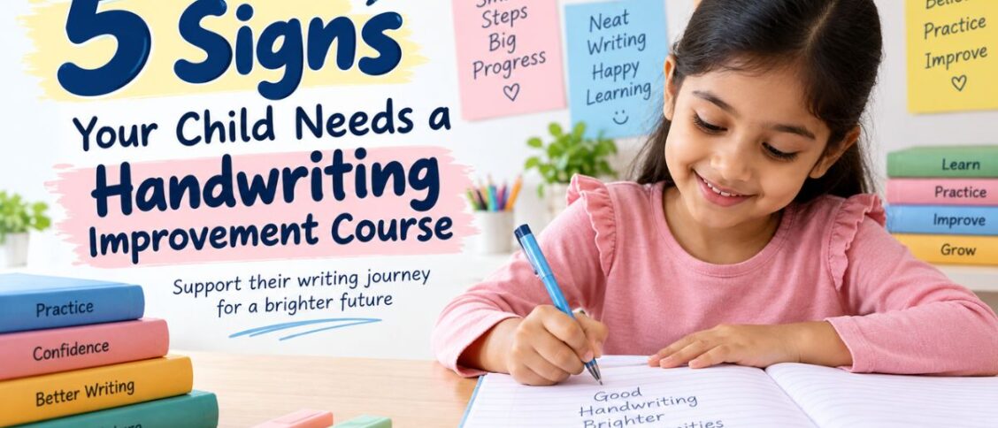 5 signs your child needs a handwriting improvement course