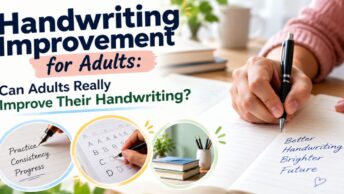 Handwriting improvement for adults through writing practice and consistency