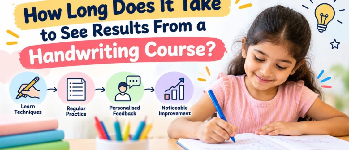How long does it take to see results from a handwriting course
