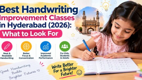 Best handwriting improvement classes in Hyderabad for kids, students and adults