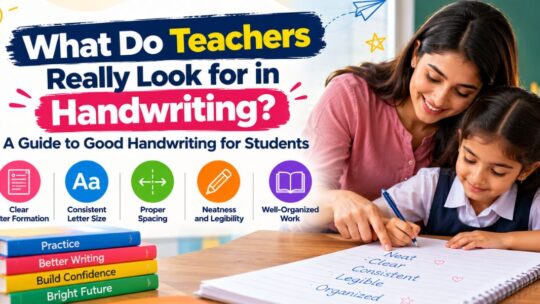 What teachers look for in Good Handwriting for Students including clear letter formation, consistent size, spacing and legibility
