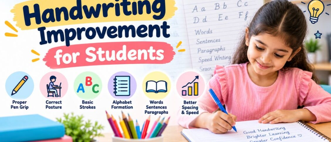 Handwriting improvement for students through structured writing practice