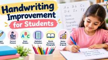 Handwriting improvement for students through structured writing practice