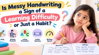 Messy handwriting in children and handwriting improvement skills