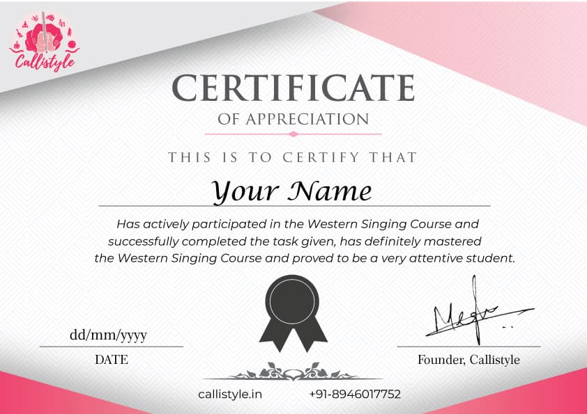 online singing course